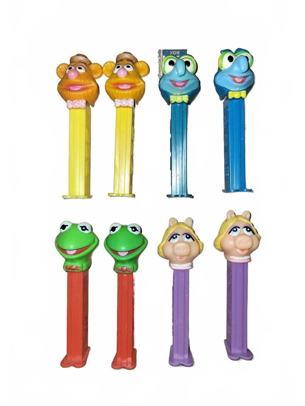 PEZ Muppets Character Candy Dispensers Set of 8 Kermit Miss Piggy Fozzie Gonzo